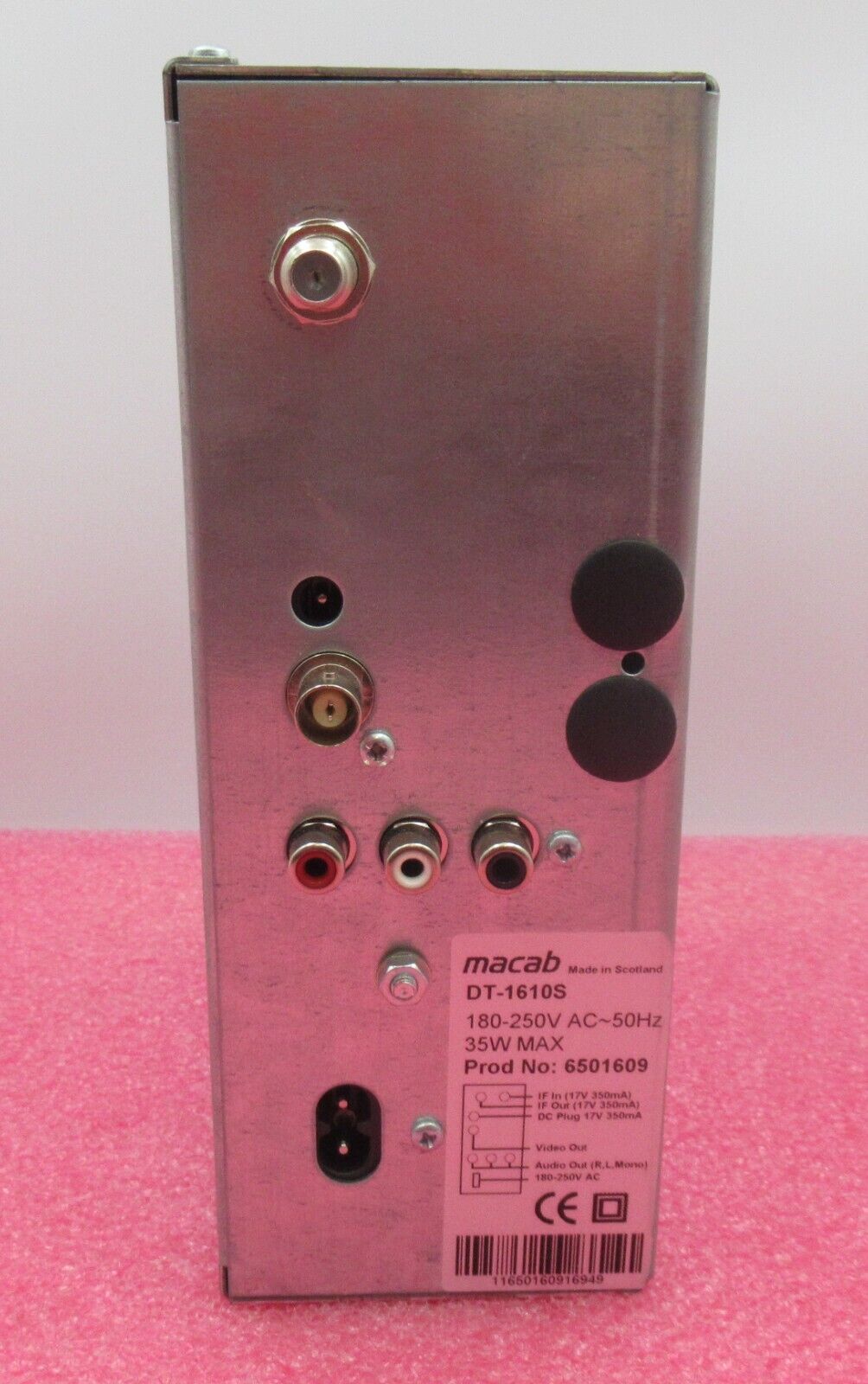 Macab DT-1610S Digital Head End Satellite Receiver QPSK 6501609