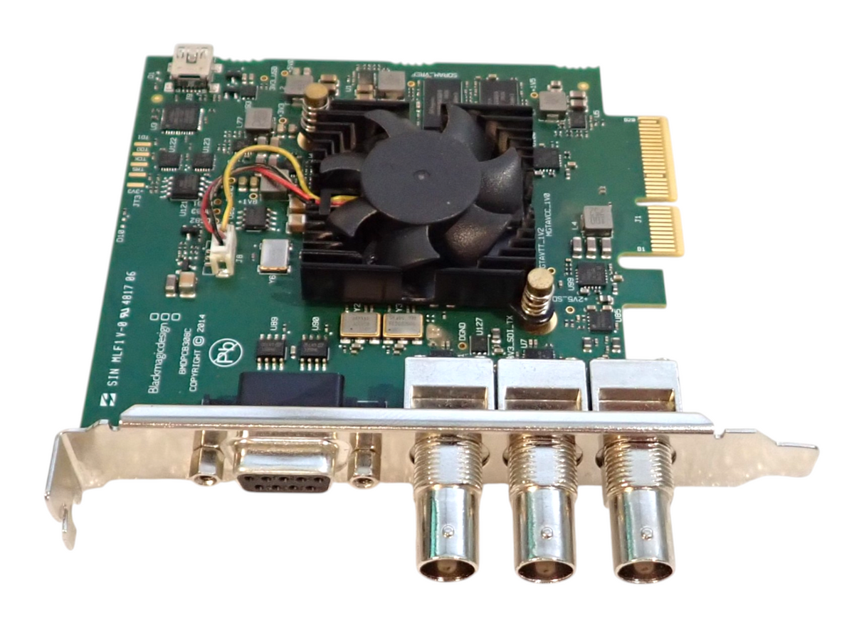 Blackmagic BDLKSDI4K Design DeckLink SDI 4K MultiRate PCIe Capture Playback Card2