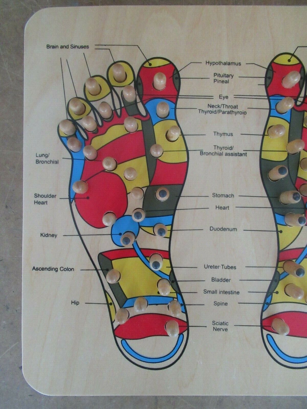 Reflexology Massager Spring Pressure Board Reduce Stress Re-energise Naturally