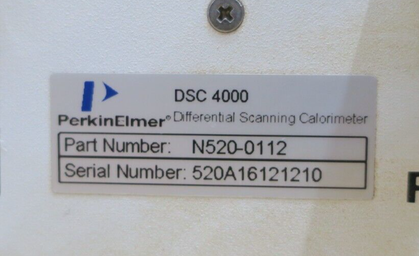 PerkinElmer DSC 4000 QA/QC Single-Furnace Differential Scanning Calorimetry
