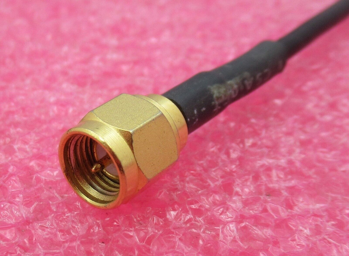 SMA Plug Male Straight To SMA Plug Male Straight 1M Black Coaxial RF Cable