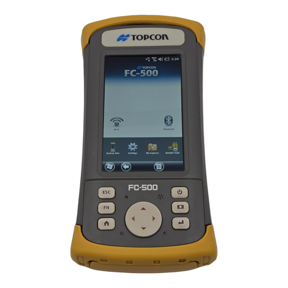 Topcon FC 500 Field Controller Surveying Data Collector Bluetooth WiFi MAGNET0