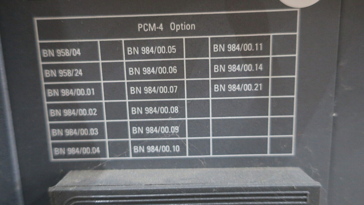 Wandel & Goltermann PCM-4 E1 PCM Digital Multiplexer Channel Measuring Set