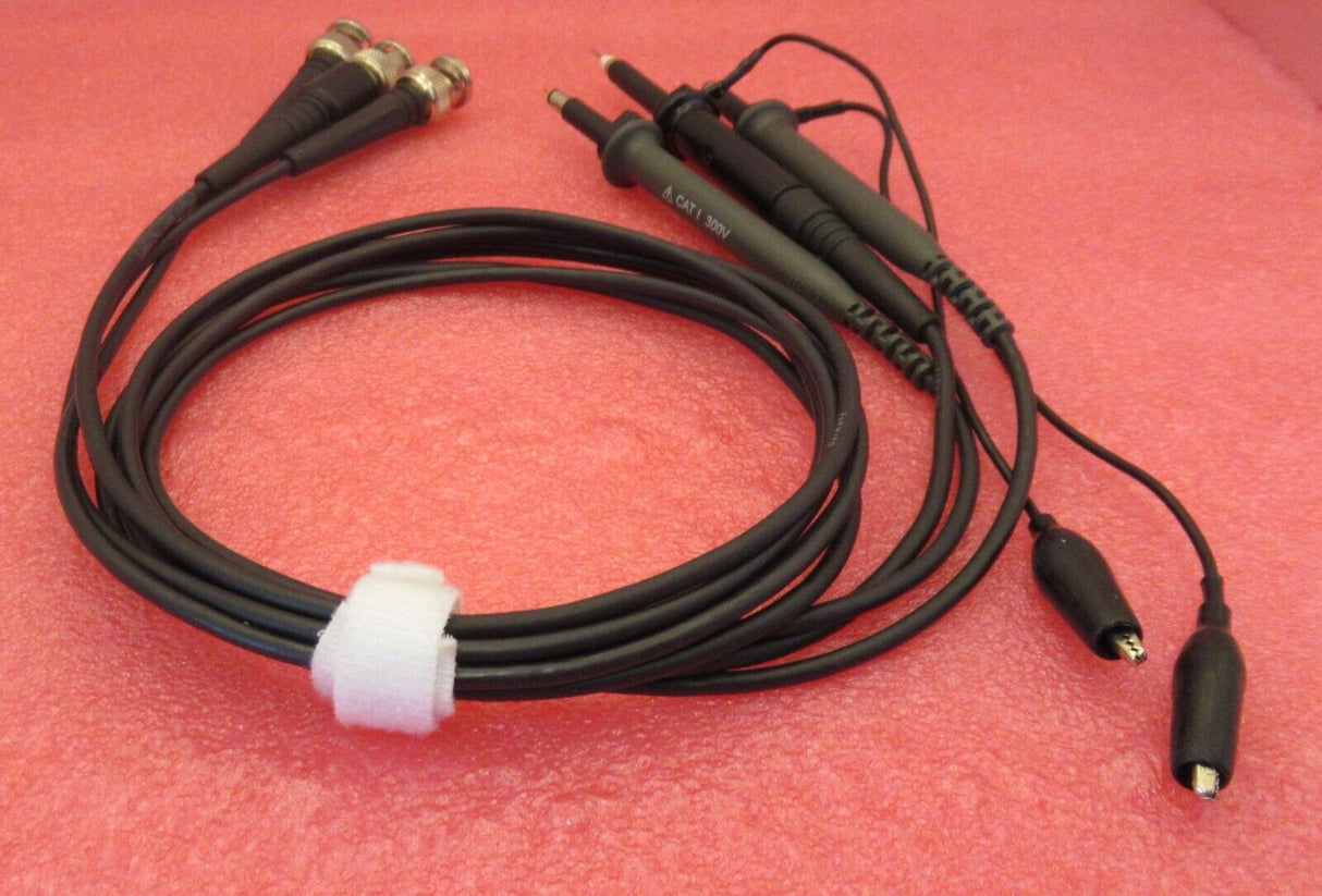 Lot de 3 sondes passives pour oscilloscope CAT Test Meter Crocodile Clip Connector Cable