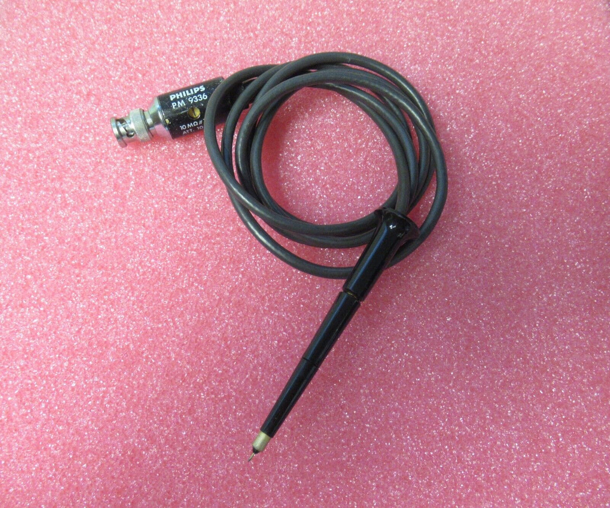Philips PM 9336 Passive Oscilloscope Probe Set 10M? 11pF 1.5ns 10:1 500V Max