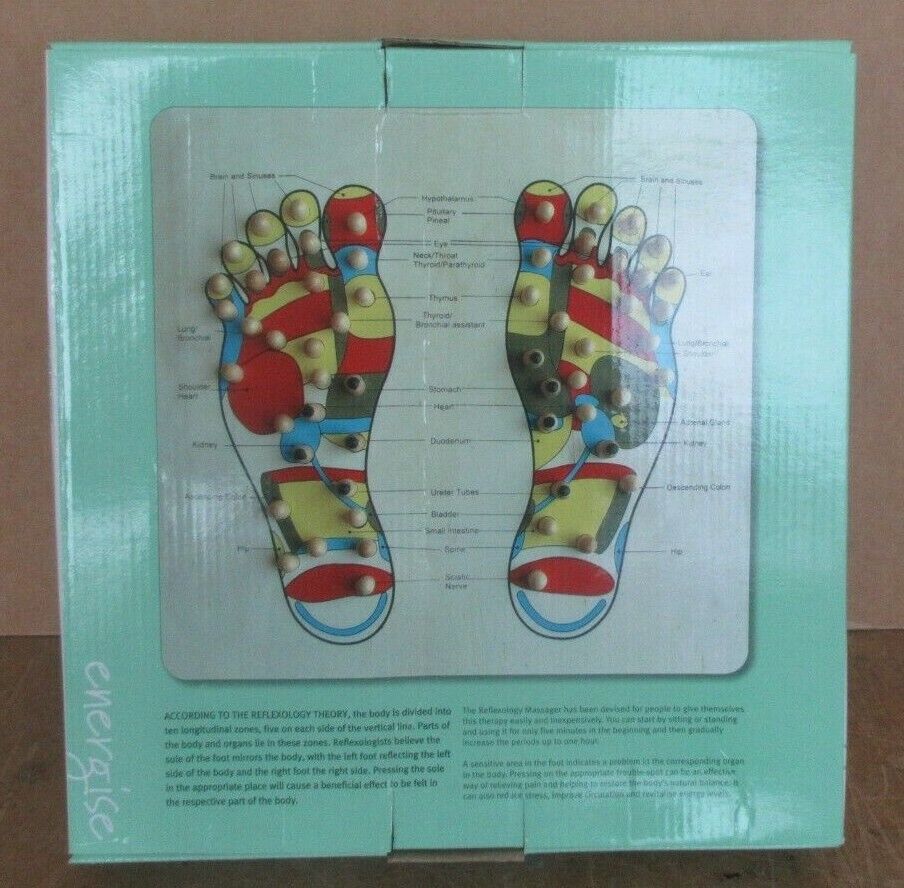 Reflexology Massager Spring Pressure Board Reduce Stress Re-energise Naturally