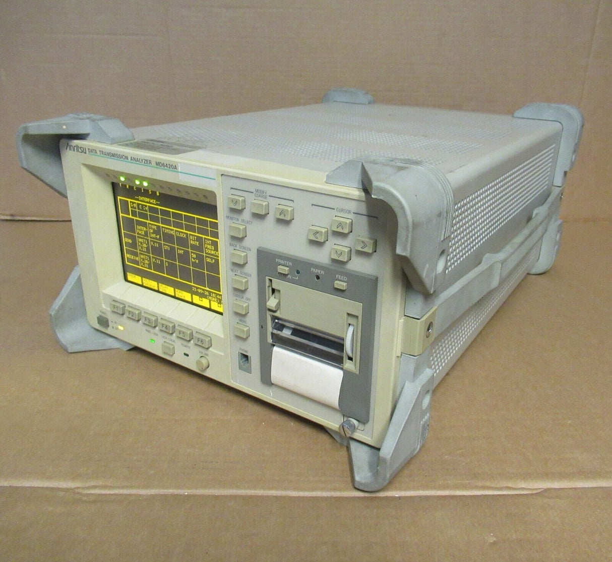 Analyseur de transmission de données Anritsu MD6420A 50 bit/s-10 Mbit/s 2x unités d'interface