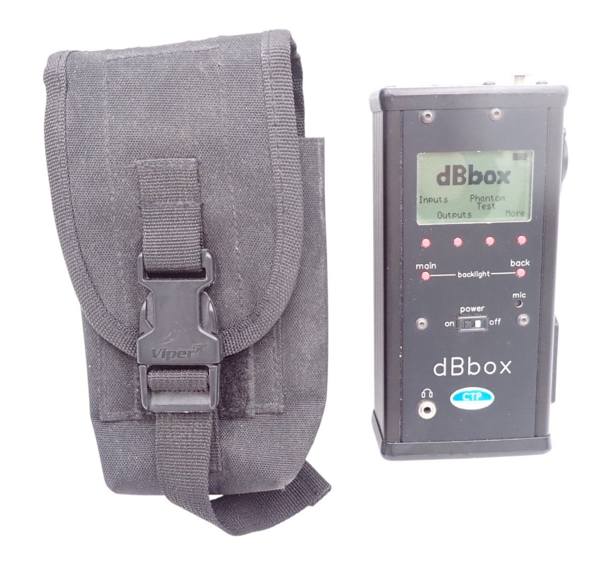 CTP Systems dBox Analogue AES/EBU BNC PPM Hand Held Audio Tester + Case1