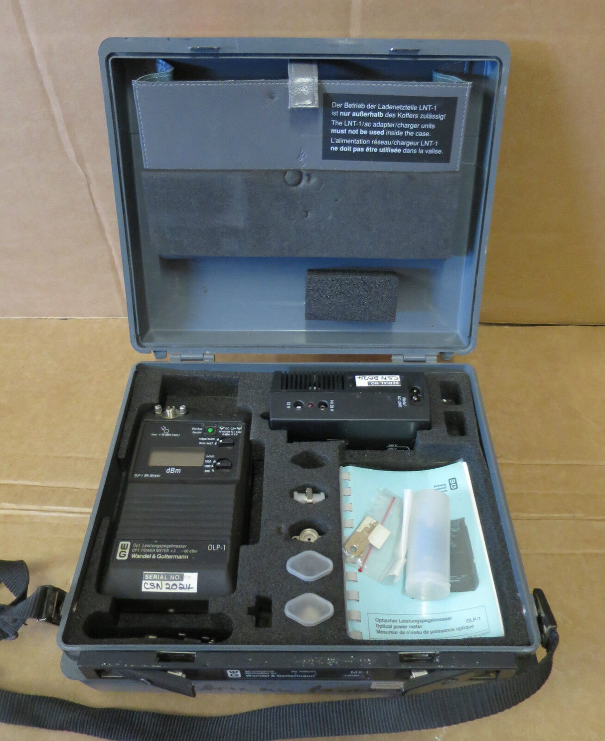 Wandel & Goltermann OLP-1 OPT Optical Power Meter Measuring Instrument 2014/01