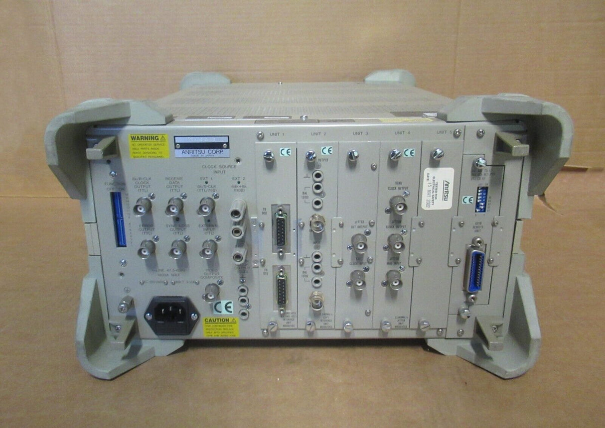 Anritsu MD6420A5 Data Transmission Analyzer 50 bit/s to 10Mbit/s