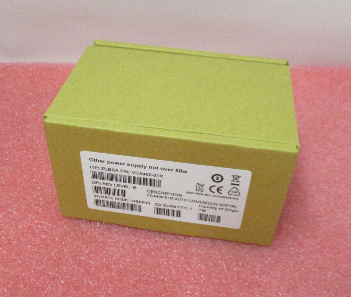 New Symbol VCA400-01R TC55 Mobile Barcode Terminal Vehicle Cigarette Car Charger