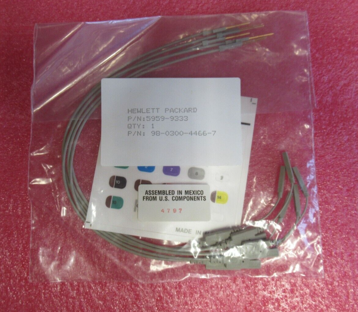 New HP Agilent 5959-9333 Logic Analyzer Probe Lead (5pcs)
