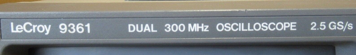 LeCroy 9361 Dual Stand Alone Digital Oscilloscope 300MHz 2.5GS/s