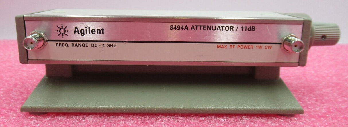 HP Keysight Agilent 8494A Manual Step Attenuator 4GHz 11dB 1dB