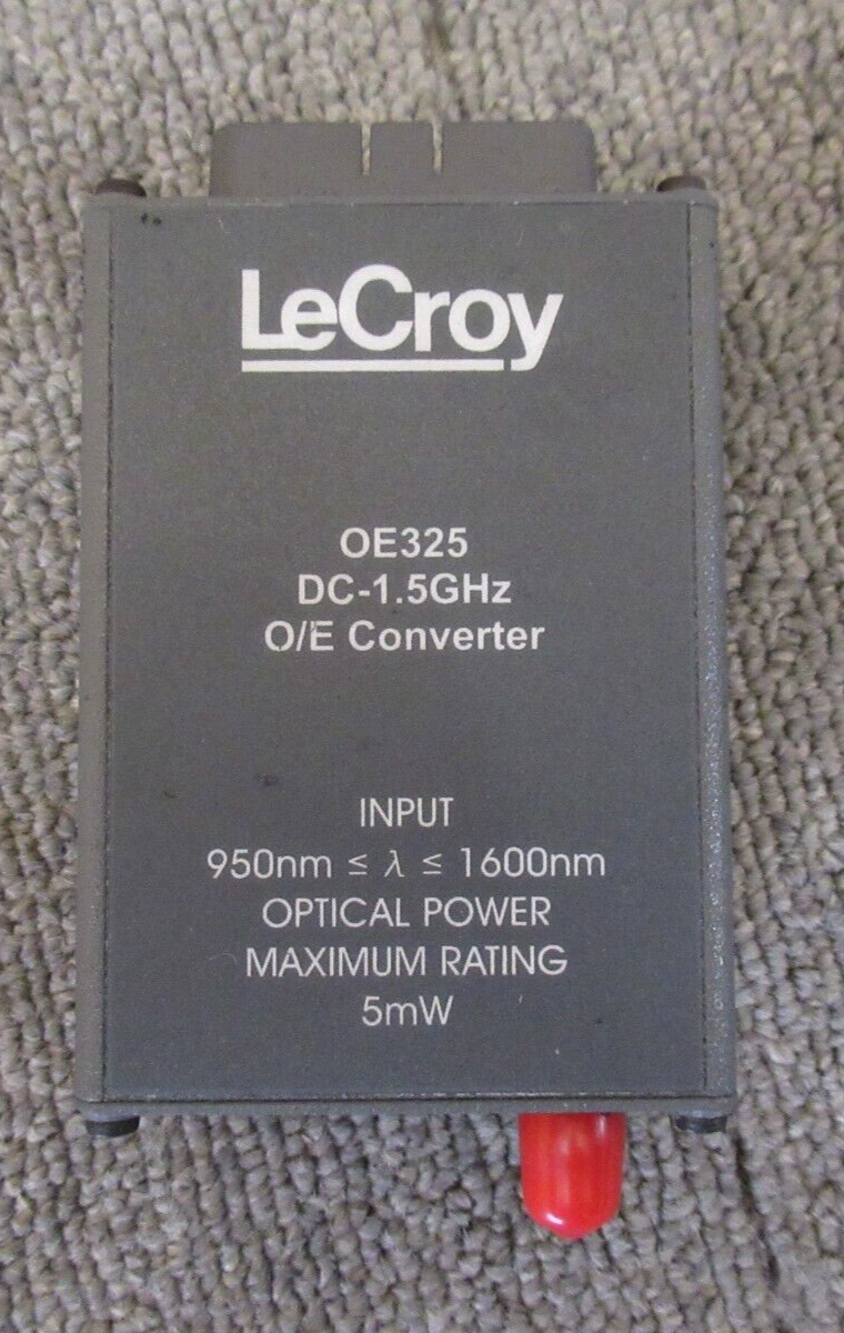 LeCroy MT03 Automatic Mask Tester O/E Converter and Adapters