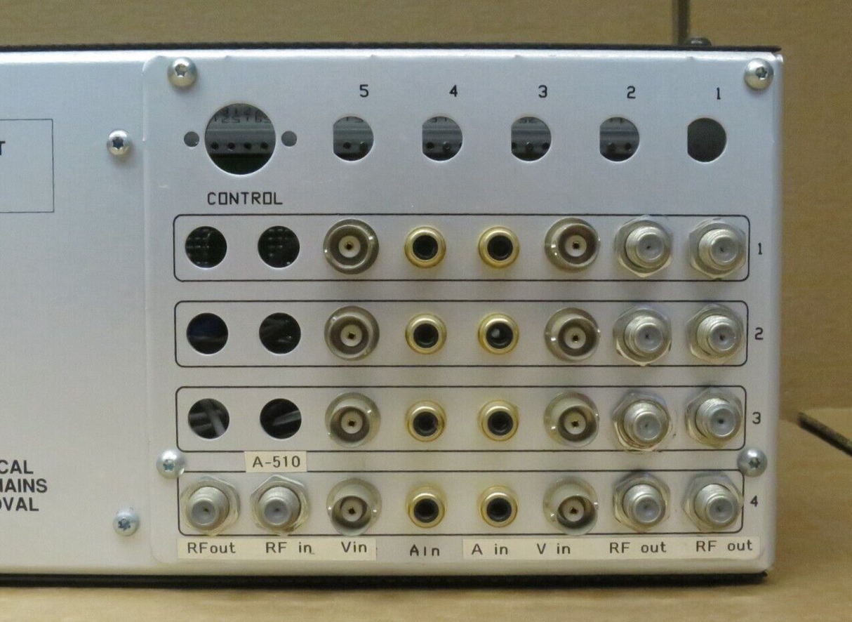 Aurora Communications Systems Chassis A110 / 3 & A510 WB 9dB Amplifier