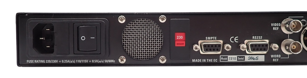 Bel Digital Audio 7210 7000 Series Analogue Digital Stereo Delay Synchronizer10
