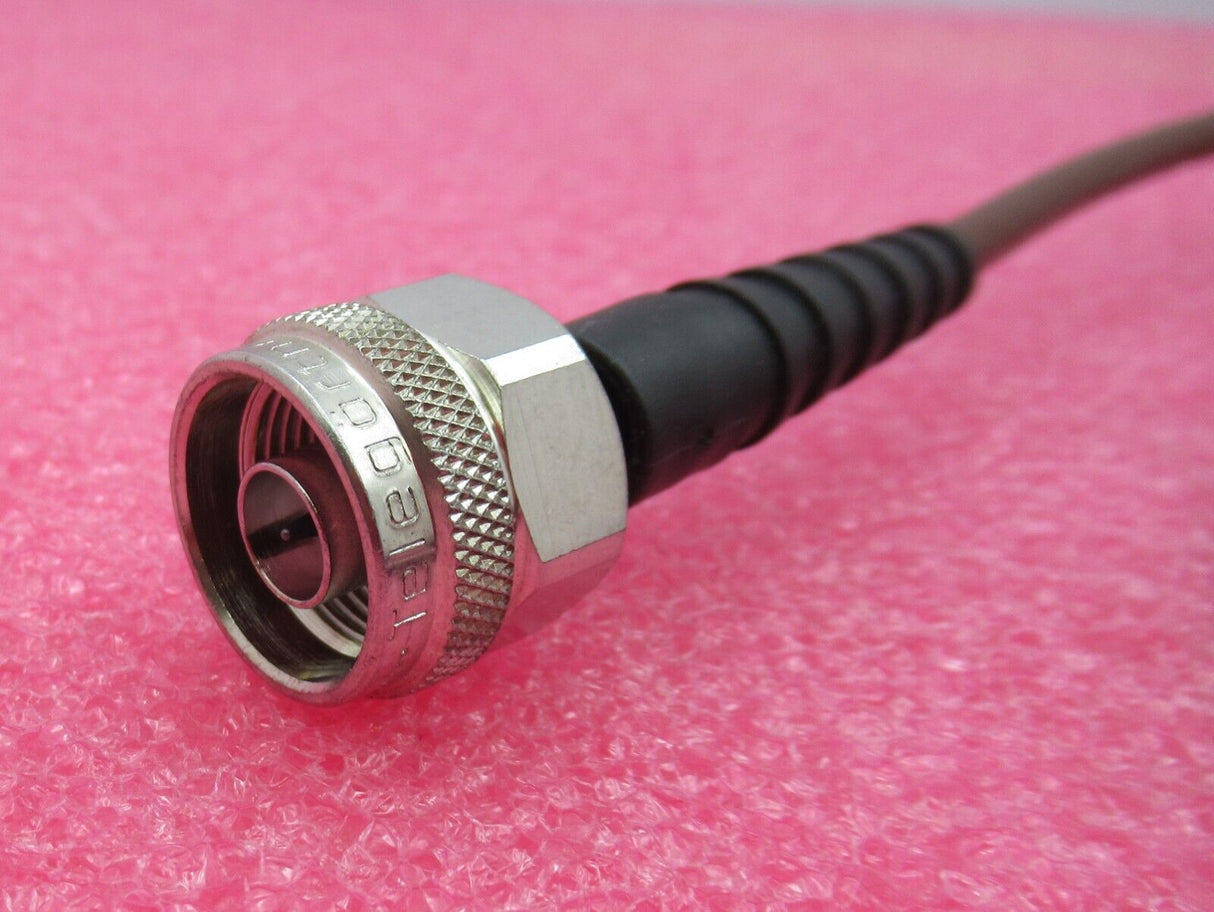 Straight N Plug Male To Straight N Plug Male 1.5M Brown Coaxial RF Cable