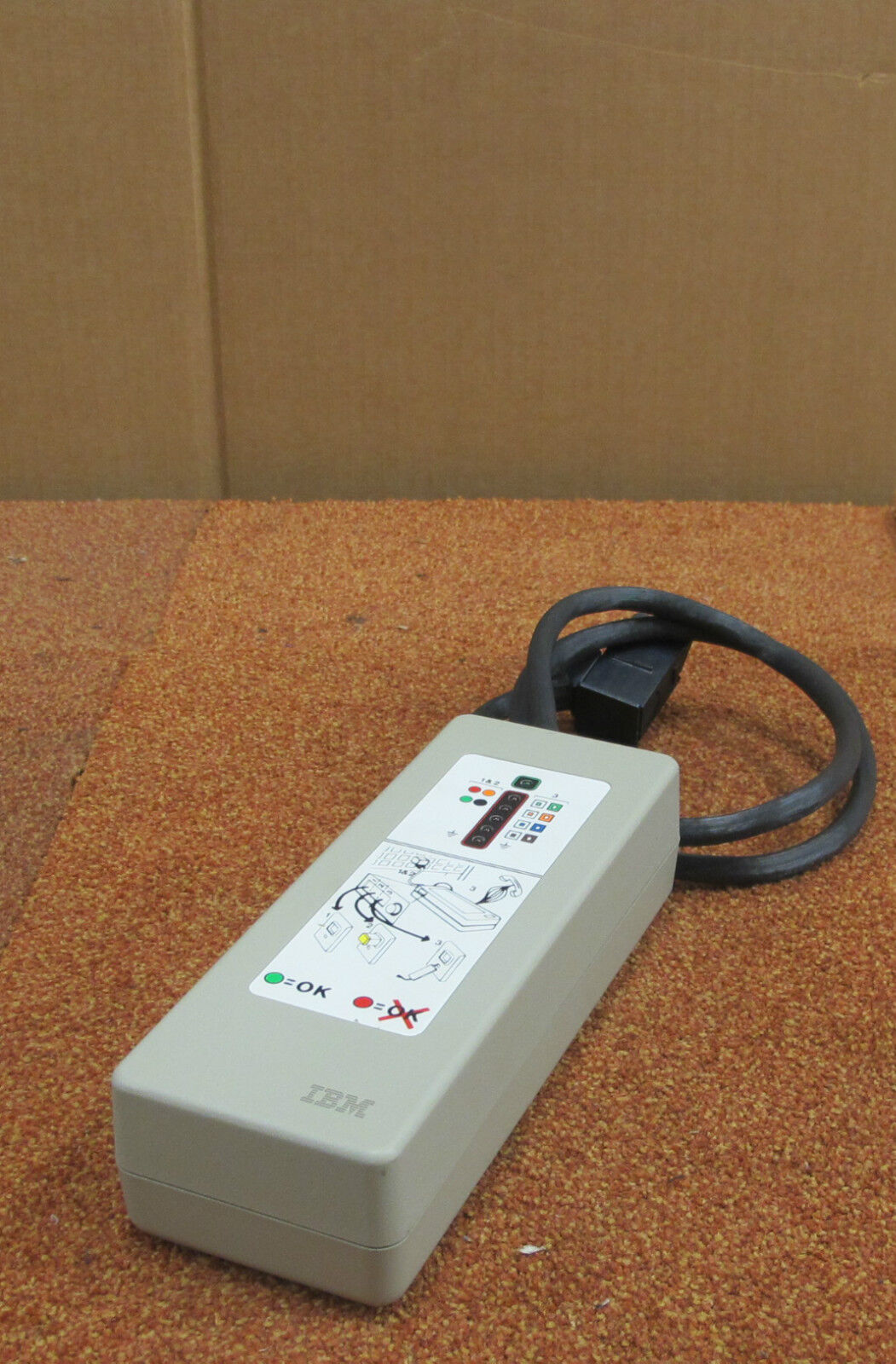 IBM 4760501 Cabling System Tester Scanner Unit In Hard Carry Case With 2 x Cable