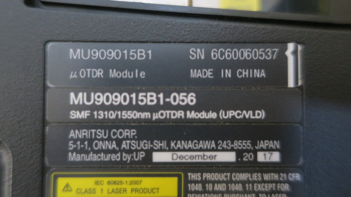 Anritsu MT9090A MU909015B1-056 √∞OTDR 1310/1550nm Field Optical OTDR Cable Tester