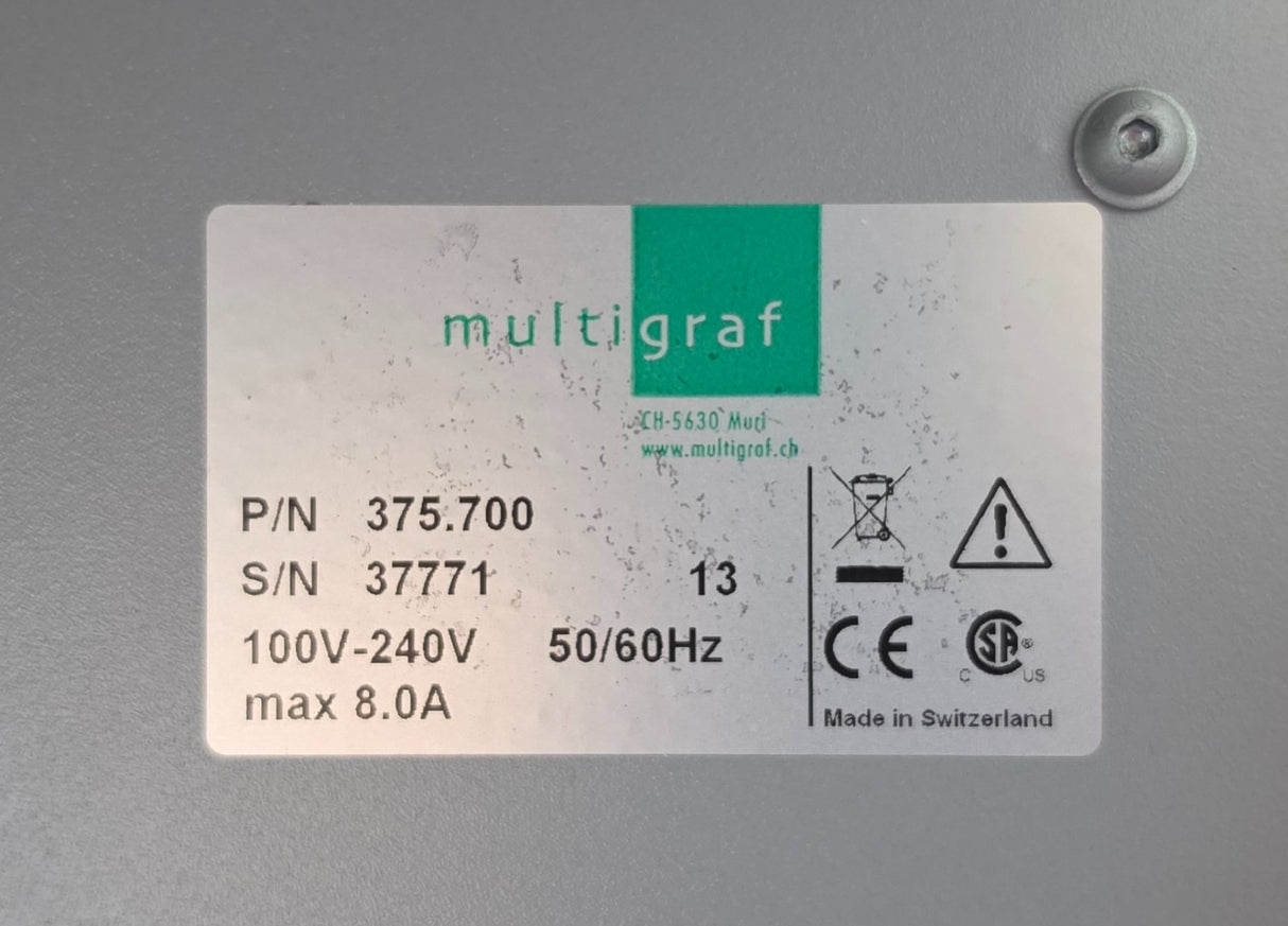 Eurofold Touchline CP375 MONO Creaser Perforator A4 SRA3 A3 Card Paper Machine23