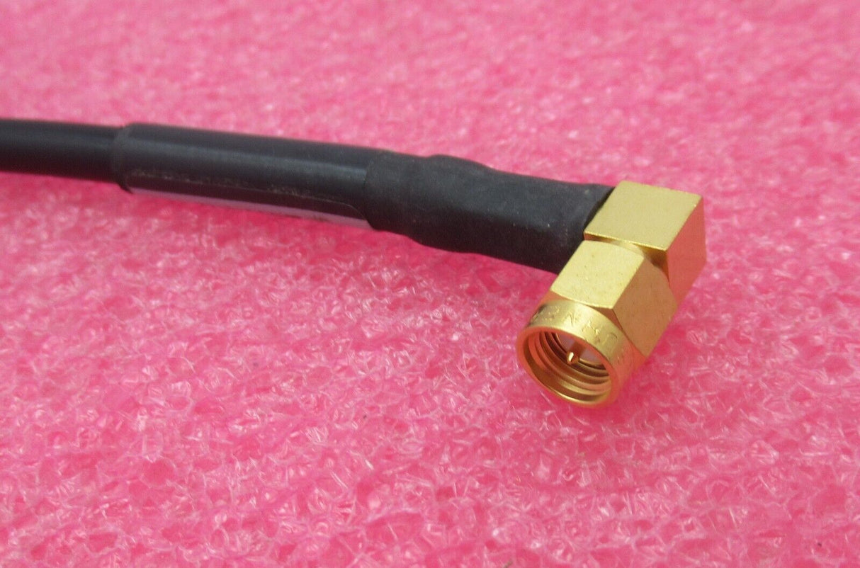 Huber & Suhner 990594B RF Coaxial Cable 65cm SMA Male Right Angle to Right Angle