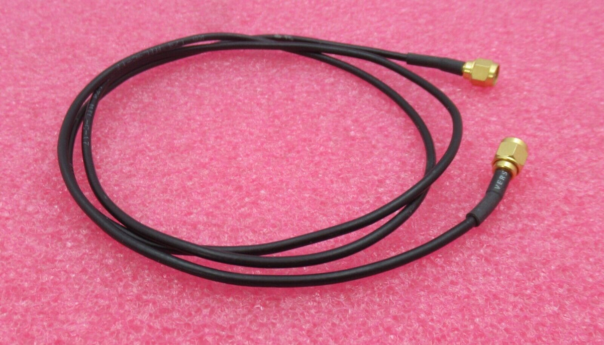 SMA Plug Male Straight To SMA Plug Male Straight 1M Black Coaxial RF Cable