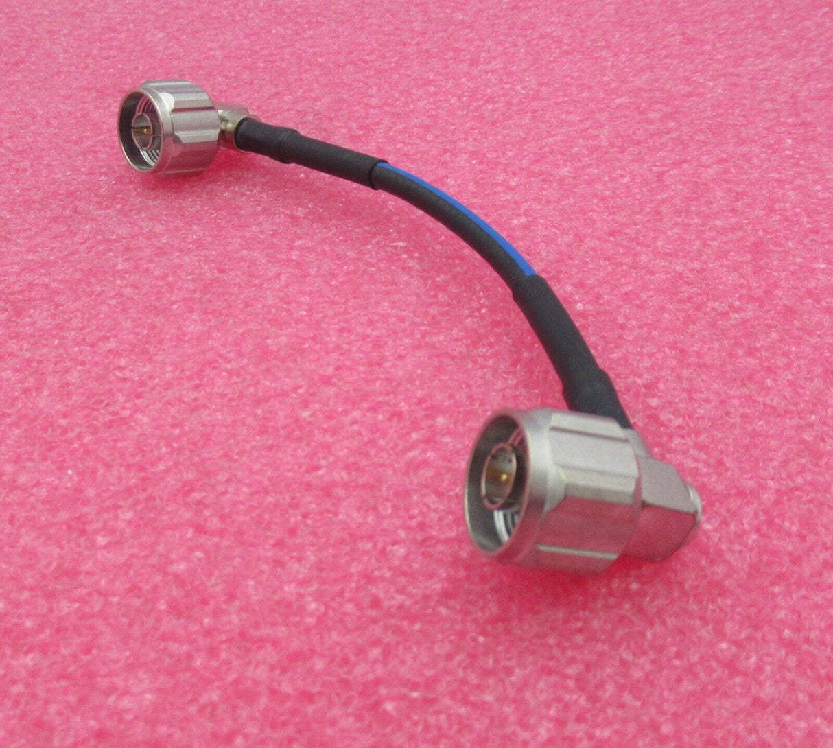 15cm / 6" N Male Right Angle to N Male Right Angle Semi-Flexible Precision Cable