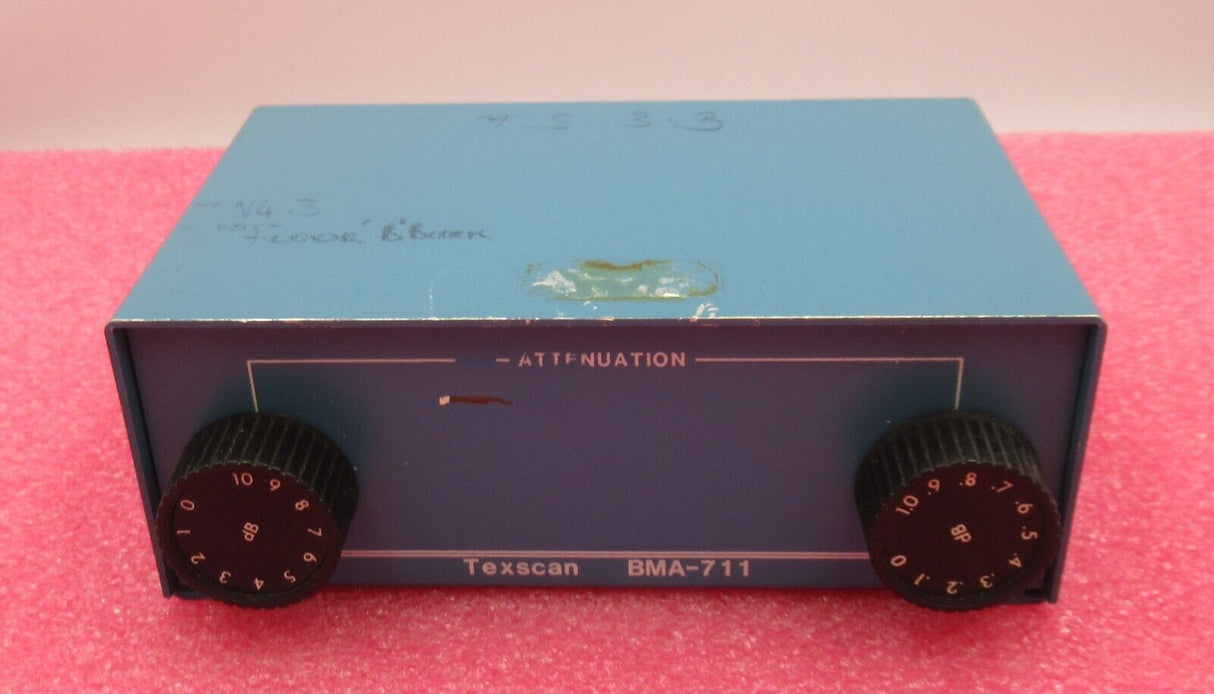 Texscan Trilithic BMA-711 Dual Benchtop Variable Attenuator 75Ohm 1GHz