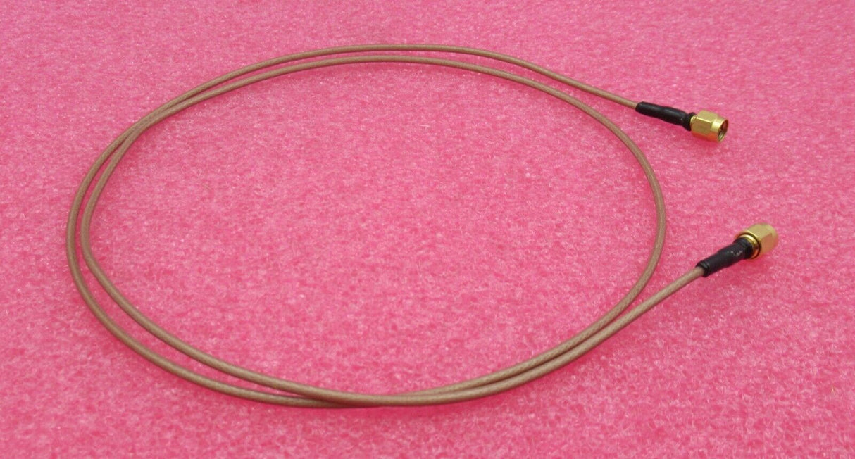 SMA Plug Male Straight To SMA Plug Male Straight 1M Brown Coaxial RF Cable
