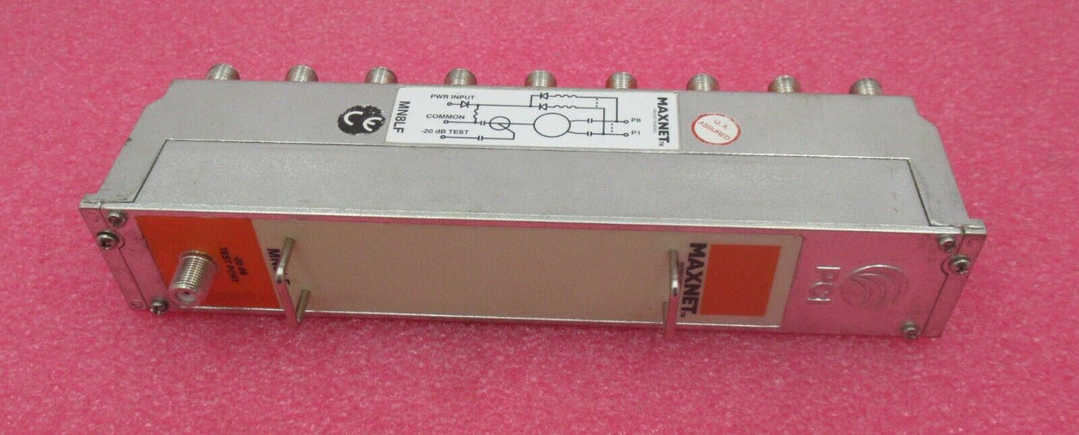 Maxnet MN8LF 8 Way L Band Splitter With Auxiliary Module