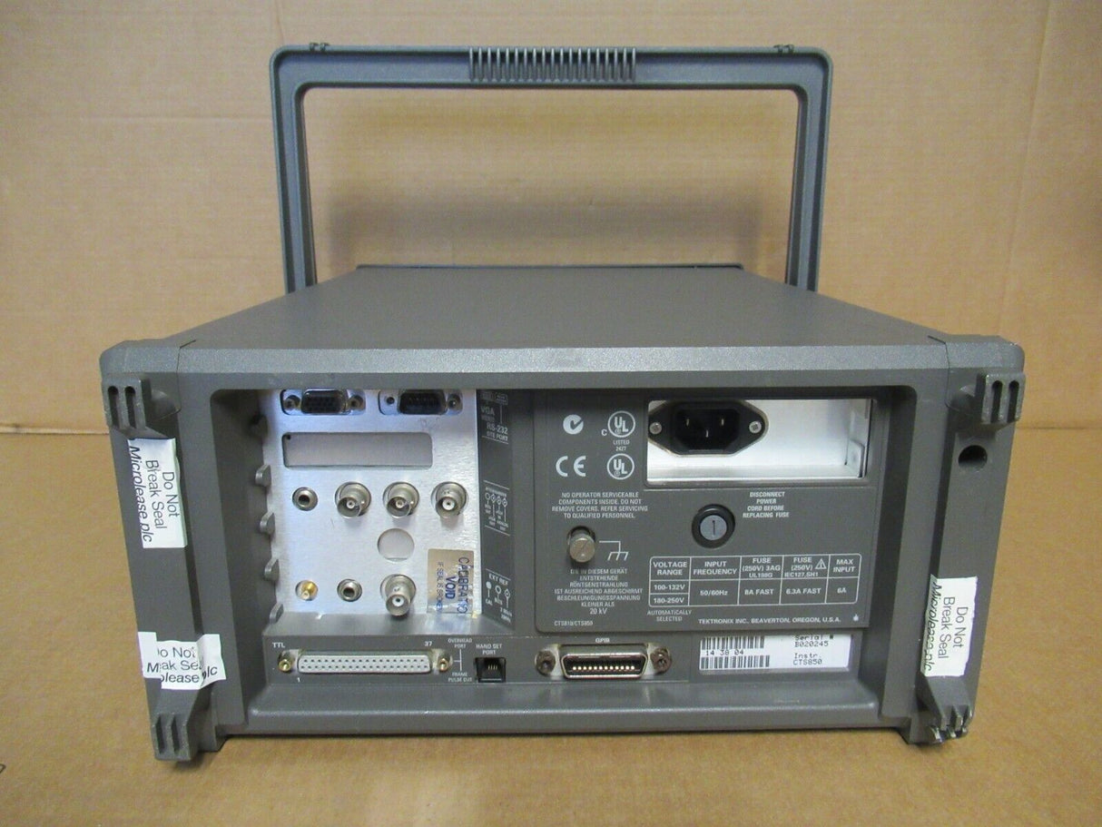 Tektronix CTS850 SDH Test Set Opt.04,14,38 + Fiber Optic Plug-In 52,155,622Mb/s