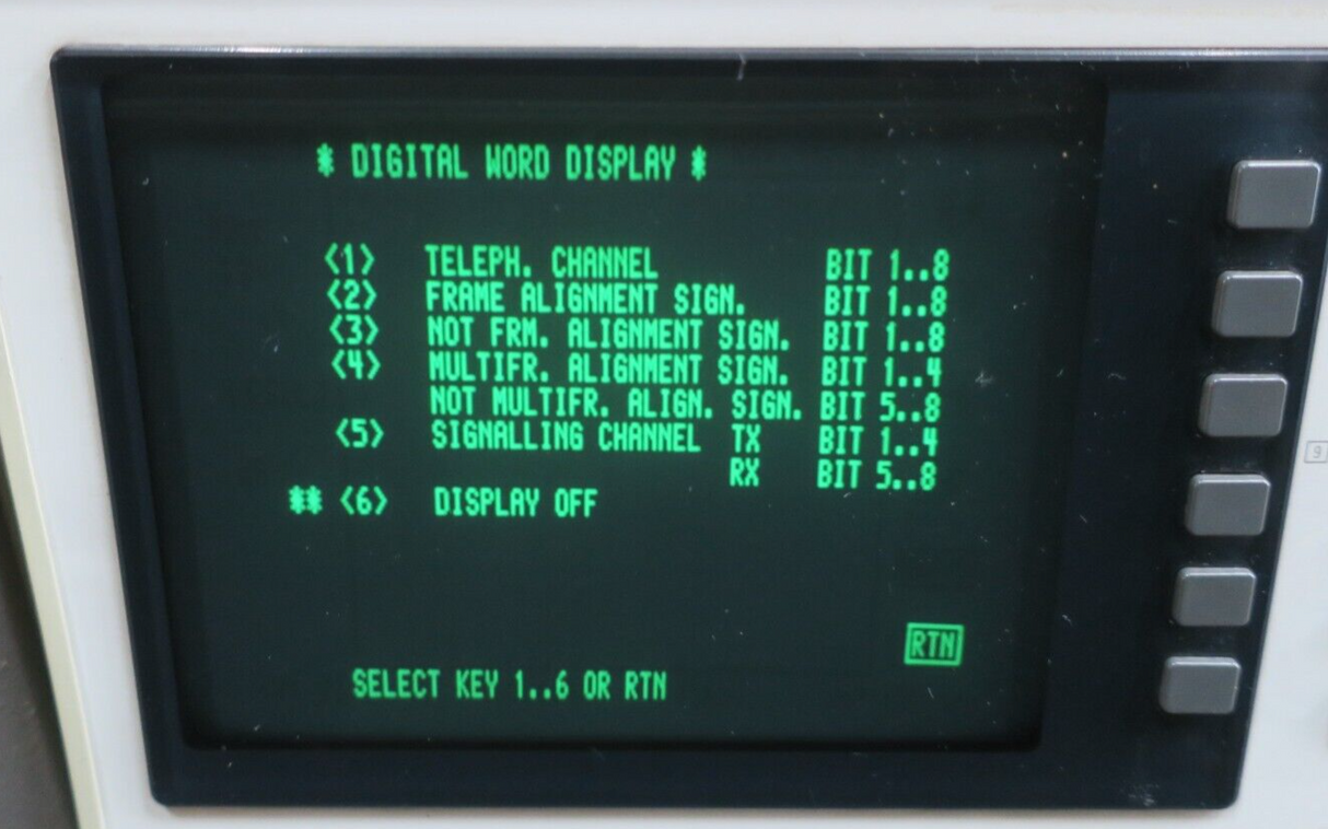 Wandel & Goltermann PCM-4 E1 PCM Digital Multiplexer Channel Measuring Set