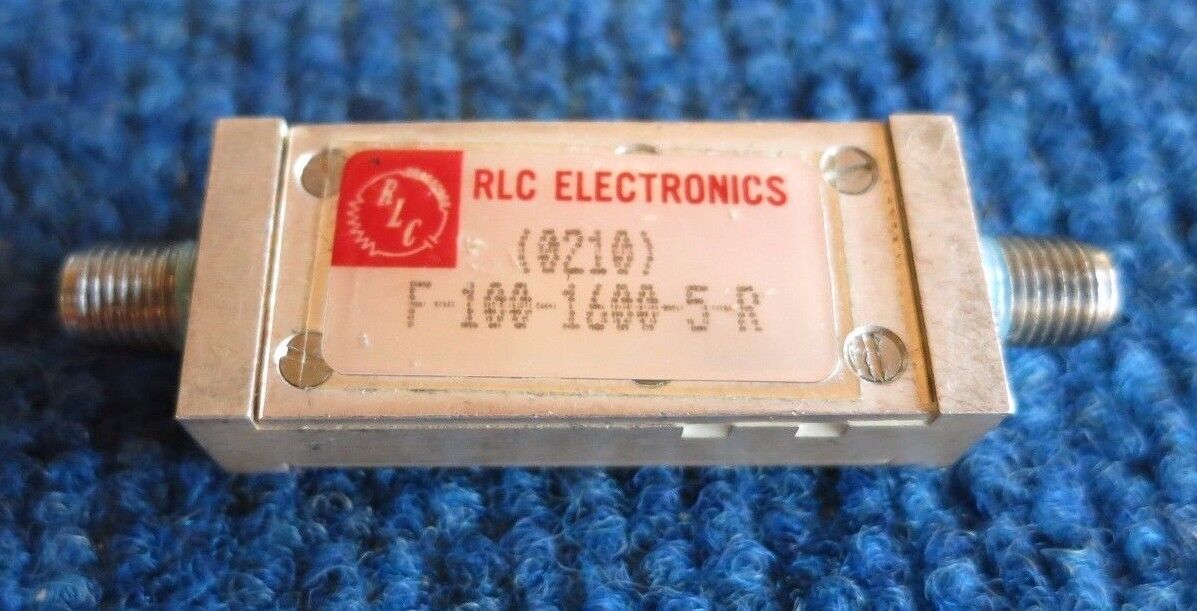 RLC Electronics F-100-1600-5-R Custom Wide Band High Pass Filter