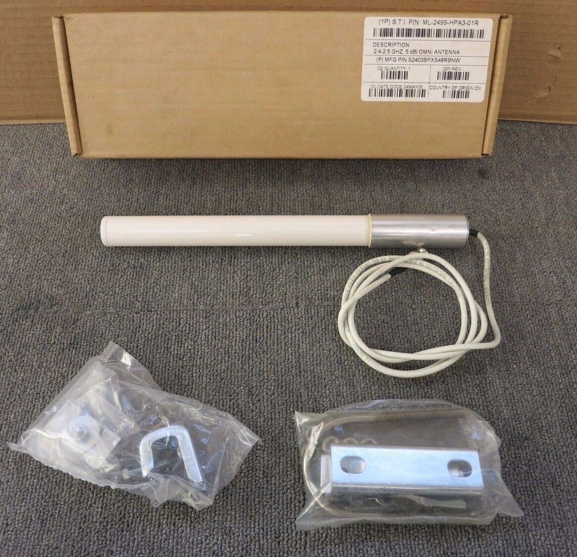 Motorola Symbol ML-2499-HPA3-01R New 2.4GHz 5dBi Wireless Omini Anntenna