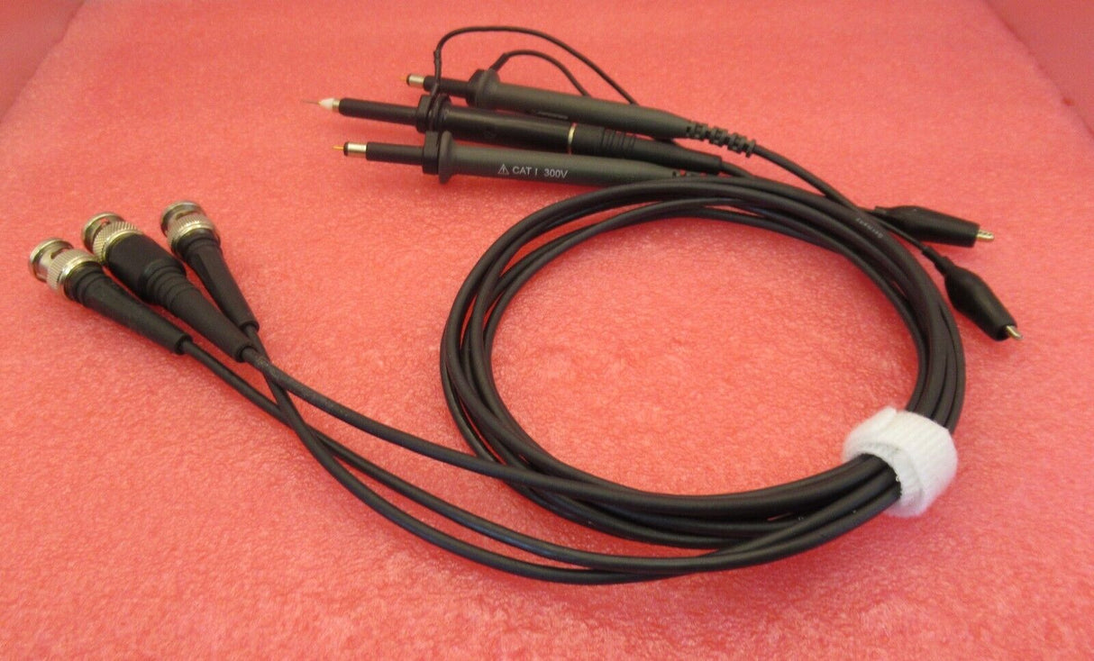 Lot de 3 sondes passives pour oscilloscope CAT Test Meter Crocodile Clip Connector Cable