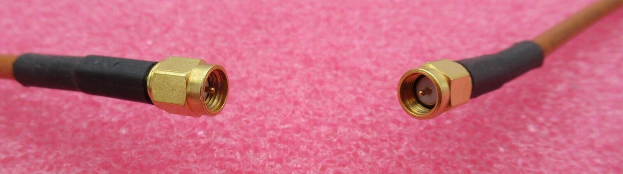 SMA Plug Male Straight To SMA Plug Male Straight 1.2M Orange Coaxial RF Cable