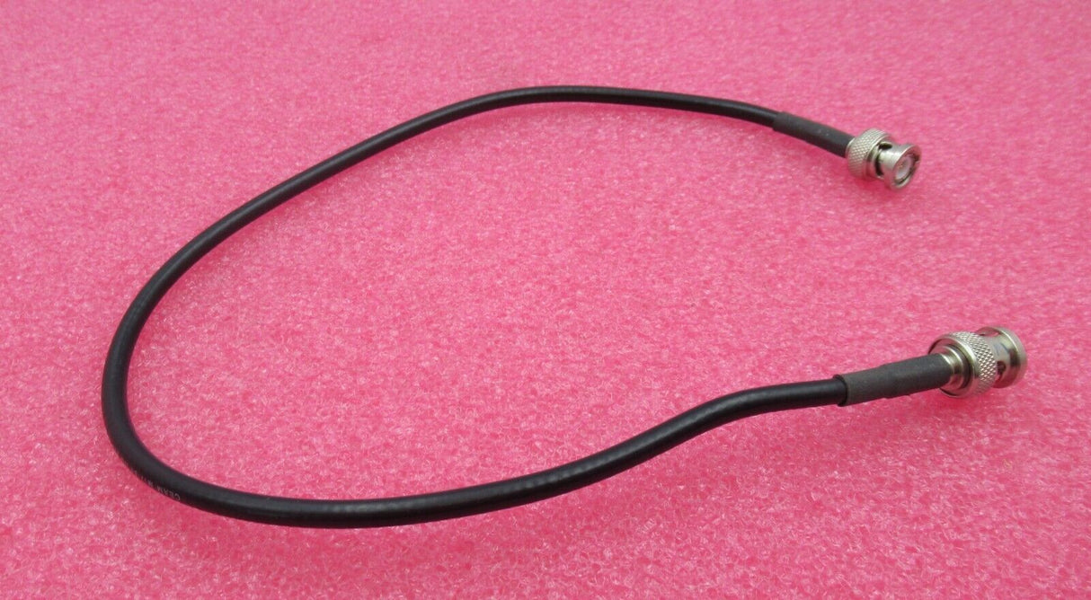 BNC Plug Male Straight To BNC Plug Male Straight 0.5M Black Coaxial RF Cable