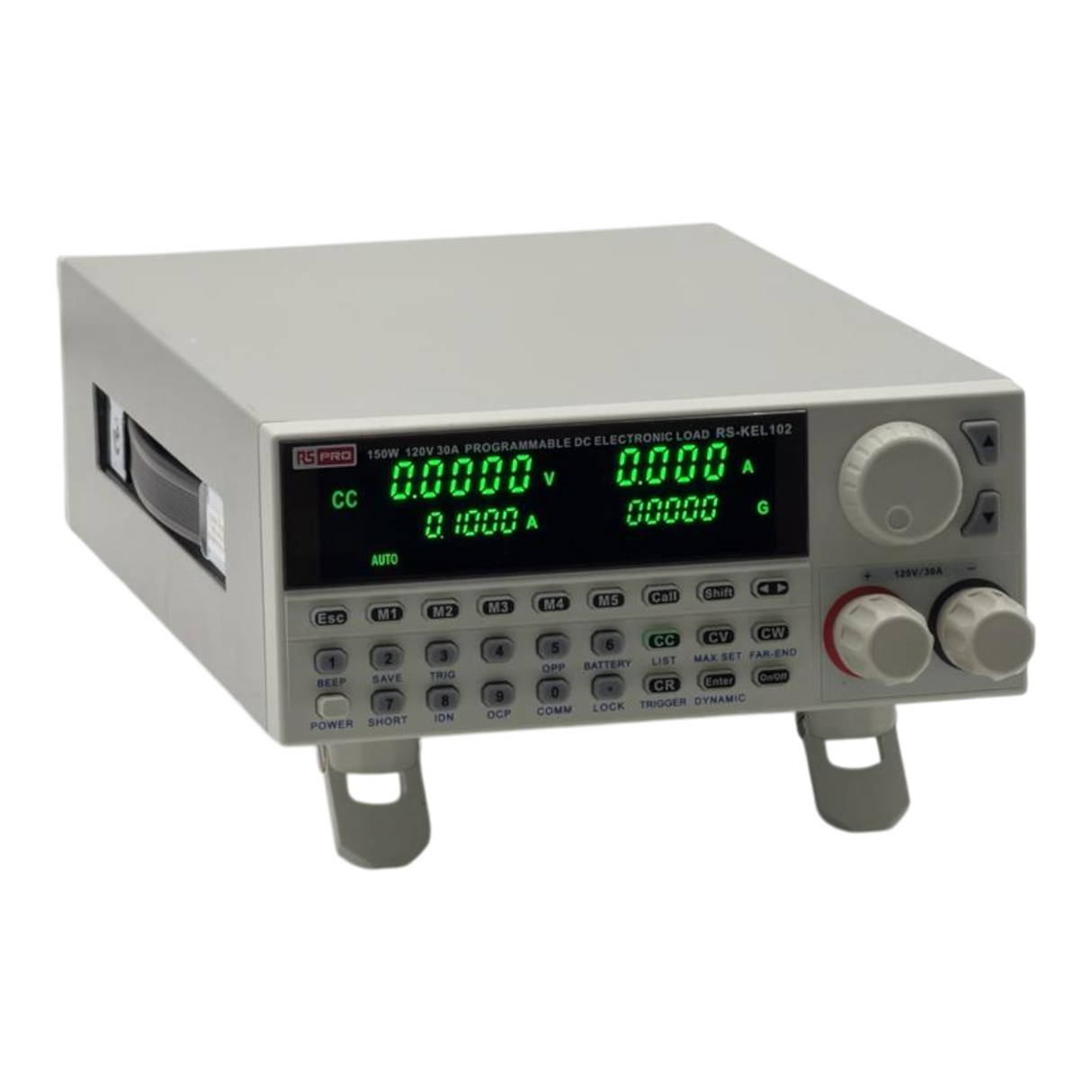 RS PRO RS KEL102 150W 120V 30A 4 Mode Programmable Electronic Load DC 201 82112