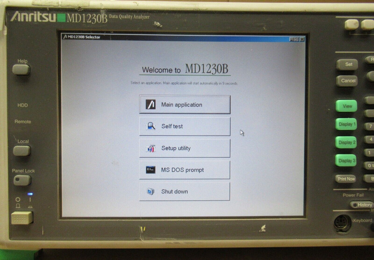 Anritsu Data Quality Analyzer MD1230B 3 x MU120121A 1 x MU120122A Modules