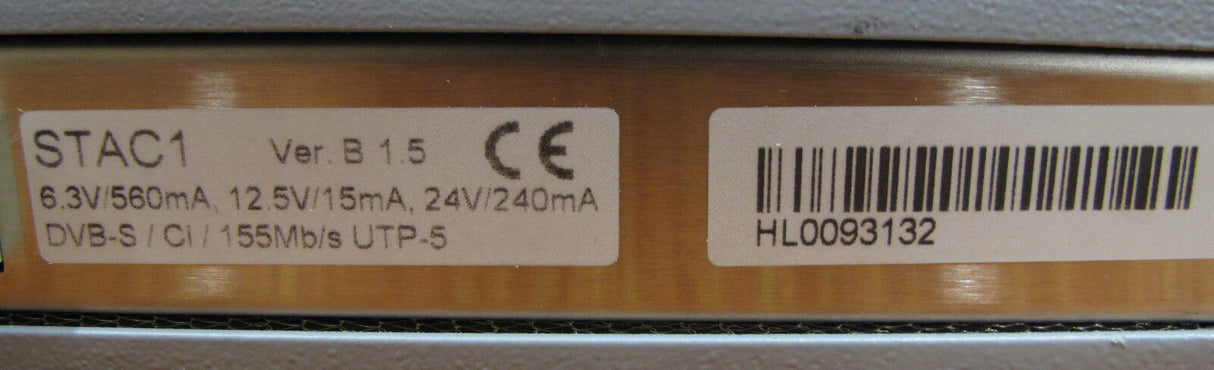 Teleste STACCATO Ver.B.1.5 ATM DVB Processor Optical Module,TV Receiving