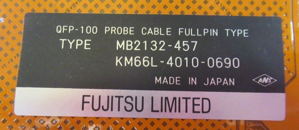 Fujitsu MB2132-457 KM66L-4010-0690 QFP-100 Probe Cable Fullpin Type