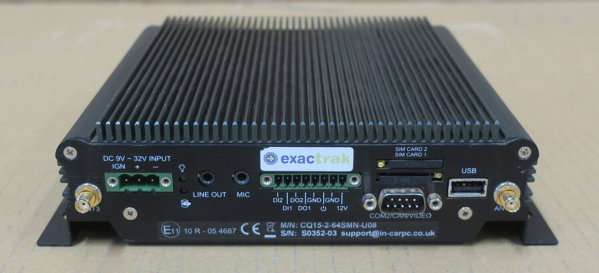 Lot of 6x ExacTrack In-CarPC CQ15 Car Vehicle PC Tracker CQ15-2-64SMN-U08