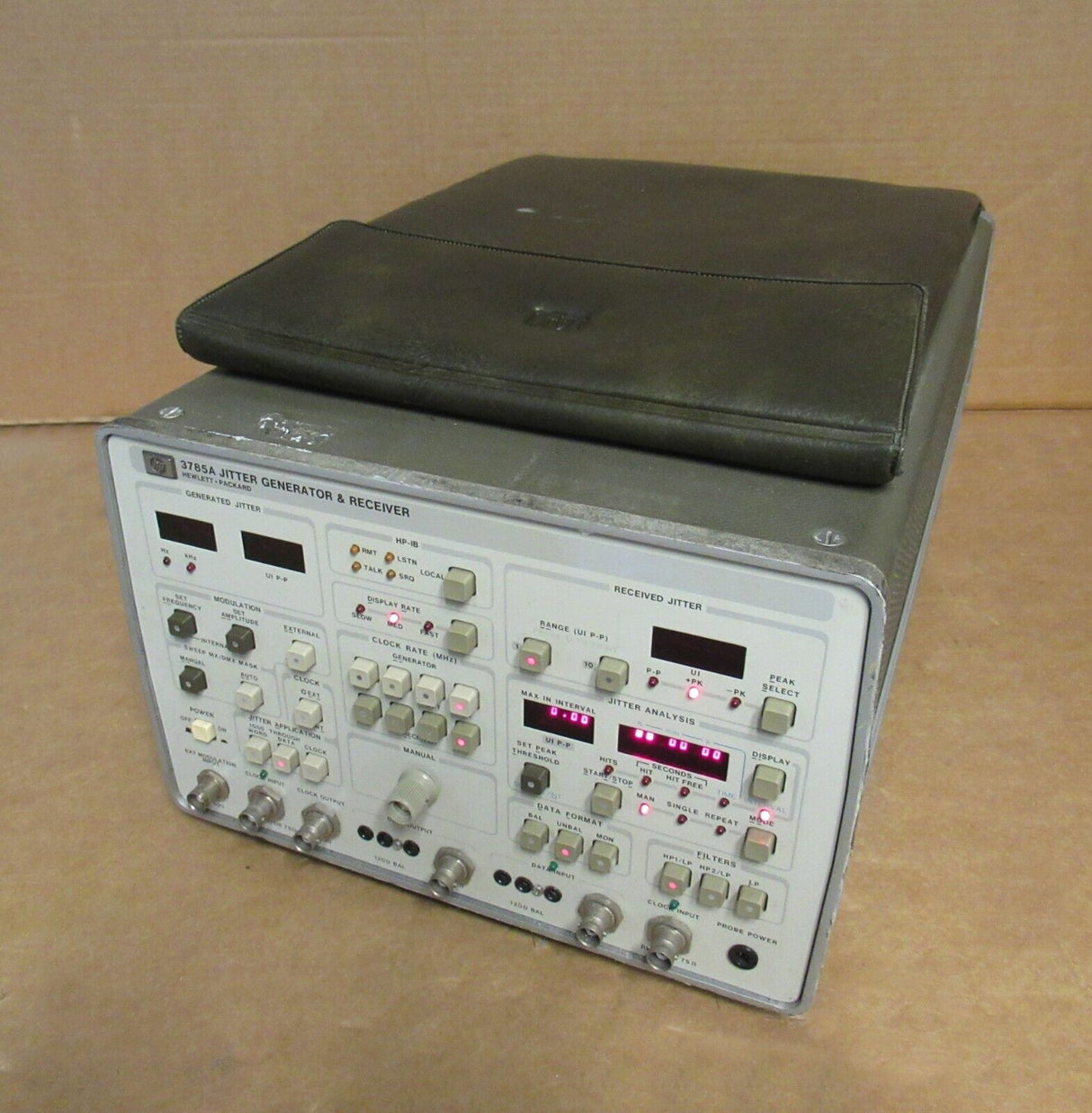 HP Agilent 3785A PCM/TDM Jitter Generator & Receiver 48Hz - 66Hz 220V