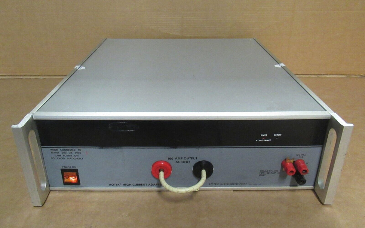 Rotek Instrument Corp 650 High Current Adapter 100 AMP For Rotek 600 + 3900
