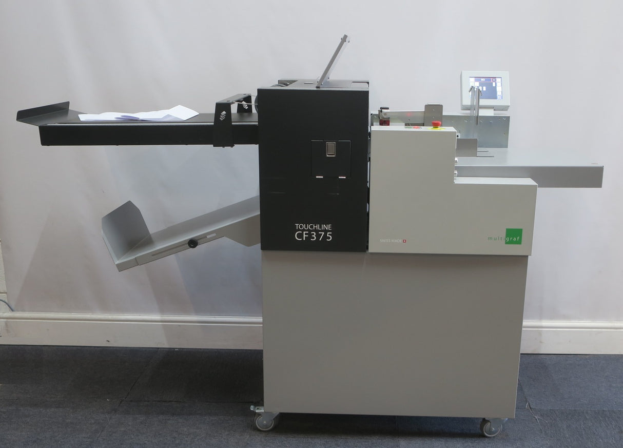 Multigraf Touchline CF375 Eurofold Paper Auto Digital Creaser Folder Machine0