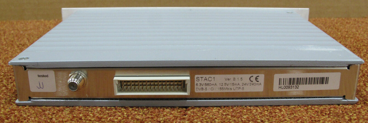 Teleste STACCATO Ver.B.1.5 ATM DVB Processor Optical Module,TV Receiving
