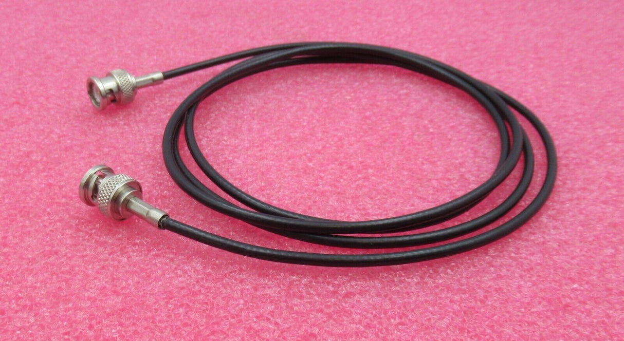 BNC Plug Male Straight To BNC Plug Male Straight 1.6M Black Coaxial RF Cable