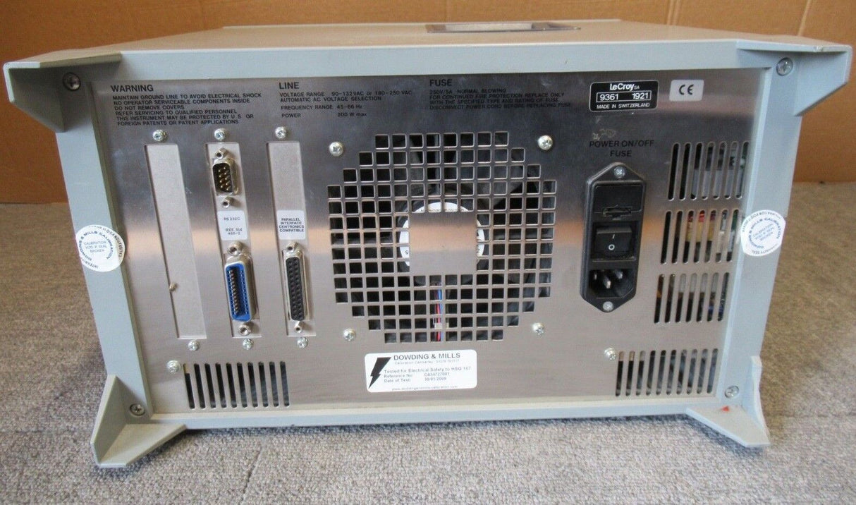 LeCroy 9361 Dual Stand Alone Digital Oscilloscope 300MHz 2.5GS/s