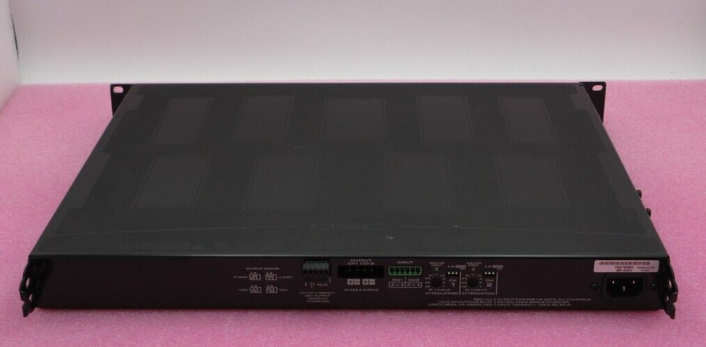 QSC MP-A20V 2 Channel 200W Per Channel 70V 100V 4, 8 ohms LO-Z/HI-Z Amplifier